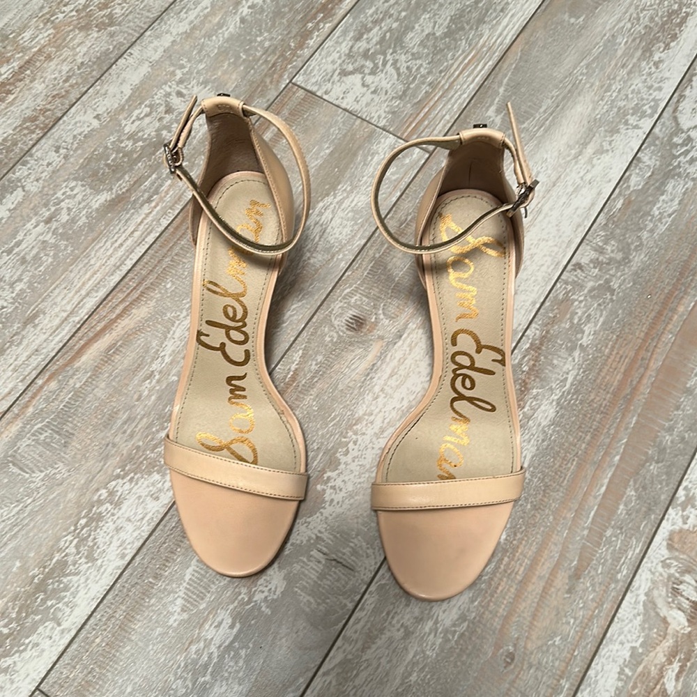 Sam Edelman nude heels 7.5